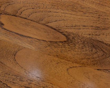 Solid Light Walnut Desk Chair