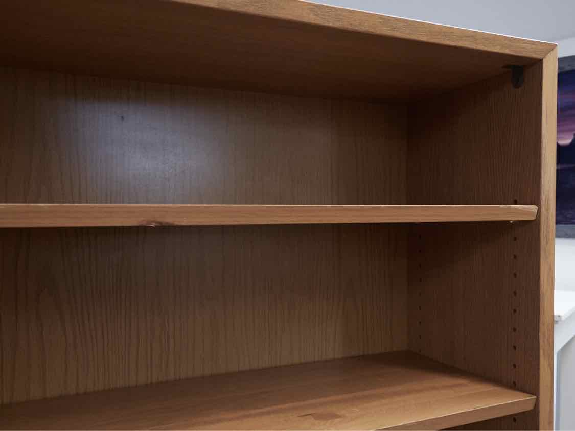 Oak Bookcases with 3 adjustable Shelves