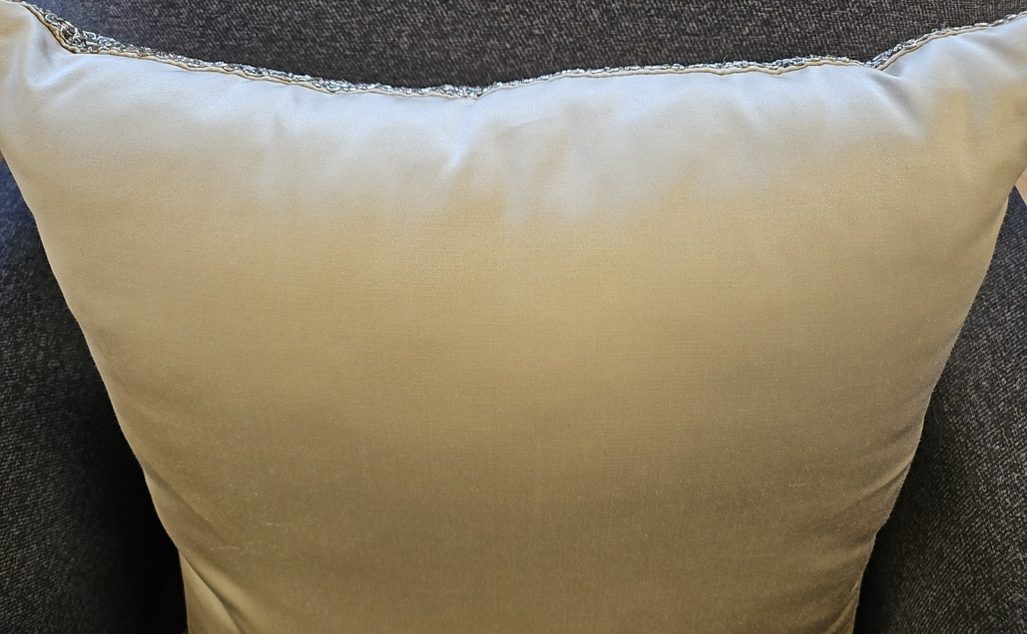 Pair Of Gold Accent Pillows