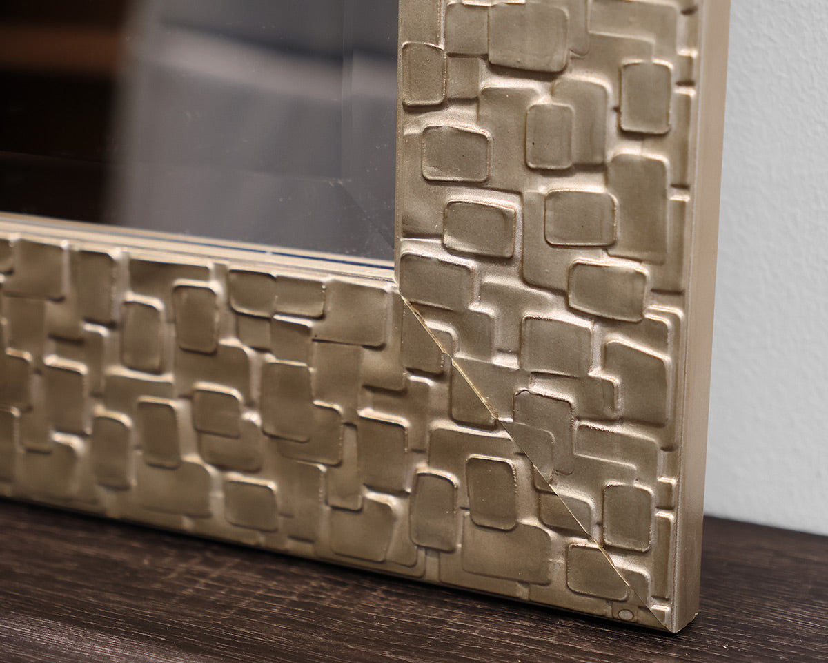 Gold Rectangular Mirror