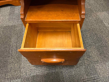 French & Heald Rock Maple One-Drawer Nightstand