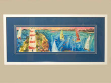 "Sitting On The Dock I" Framed Print