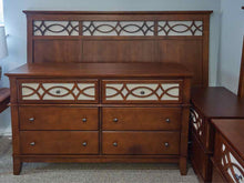 King Size Cherry Stain Bedroom Set