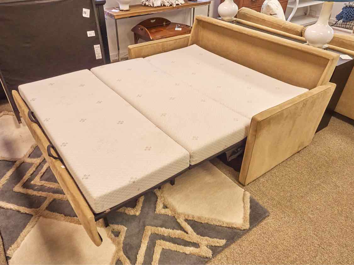 American Leather Queen Sleeper in Camel