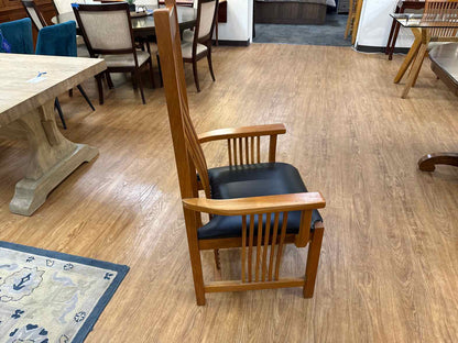 Mastercraft Cherry Mission-Style Table & 6 Chair Set