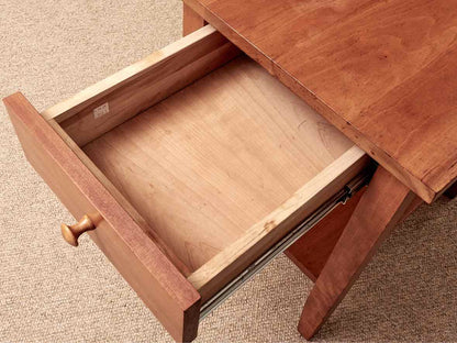 Cherry Shaker Style 1 Drawer Nightstand