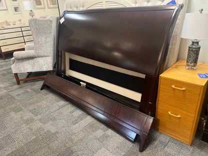 Ethan Allen Espresso King Bed