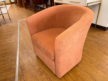 Pair of Four Hands 'Jett' Swivel Barrel Chairs