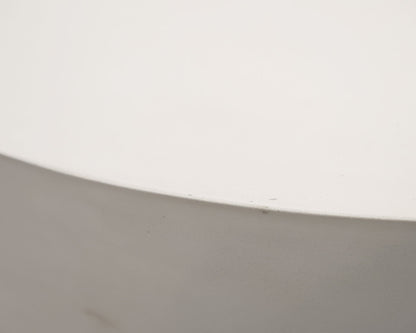 CB2 Cap 35" Ivory Cement Cocktail Table
