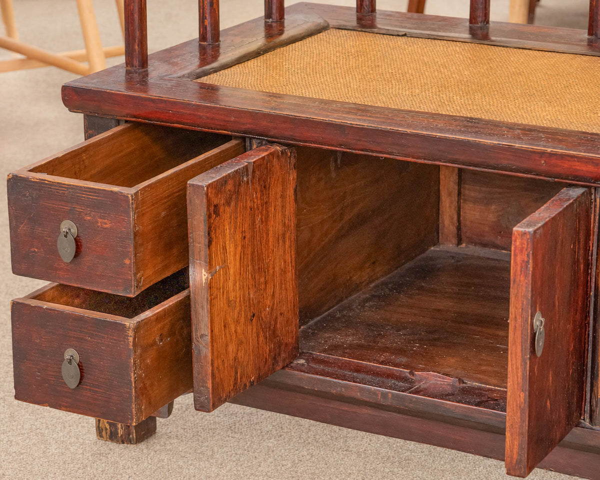 Mohr & McPherson Asian Apothecary Storage Bench
