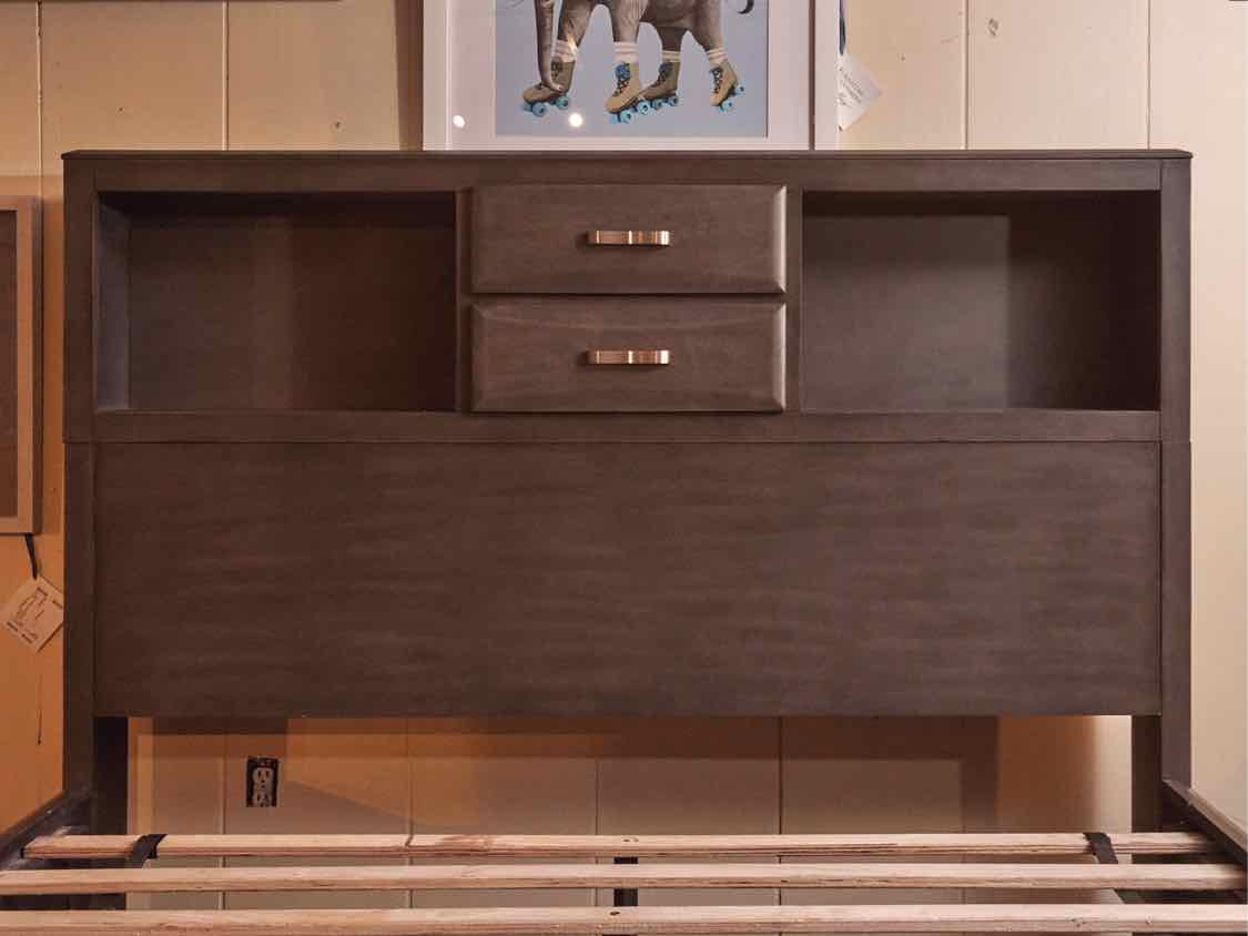 Ashley Furniture Queen 6 Drawer Storage  Bed In Slate Grey Finish