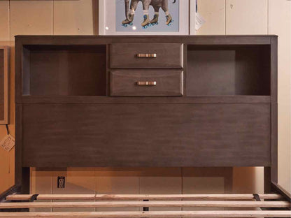 Ashley Furniture Queen 6 Drawer Storage  Bed In Slate Grey Finish