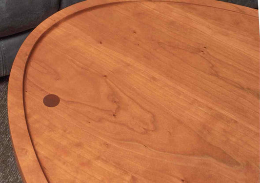Thomas Moser Natural Cherry Oval  Cocktail Table
