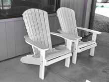 Pair of Pollywood Classic Adirondack Outdoor Chairs