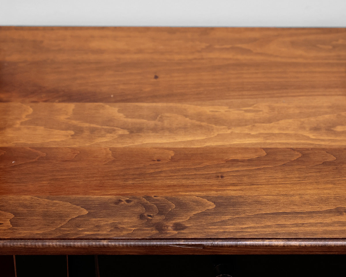 Rustic Console w/ Warm Wooden Top