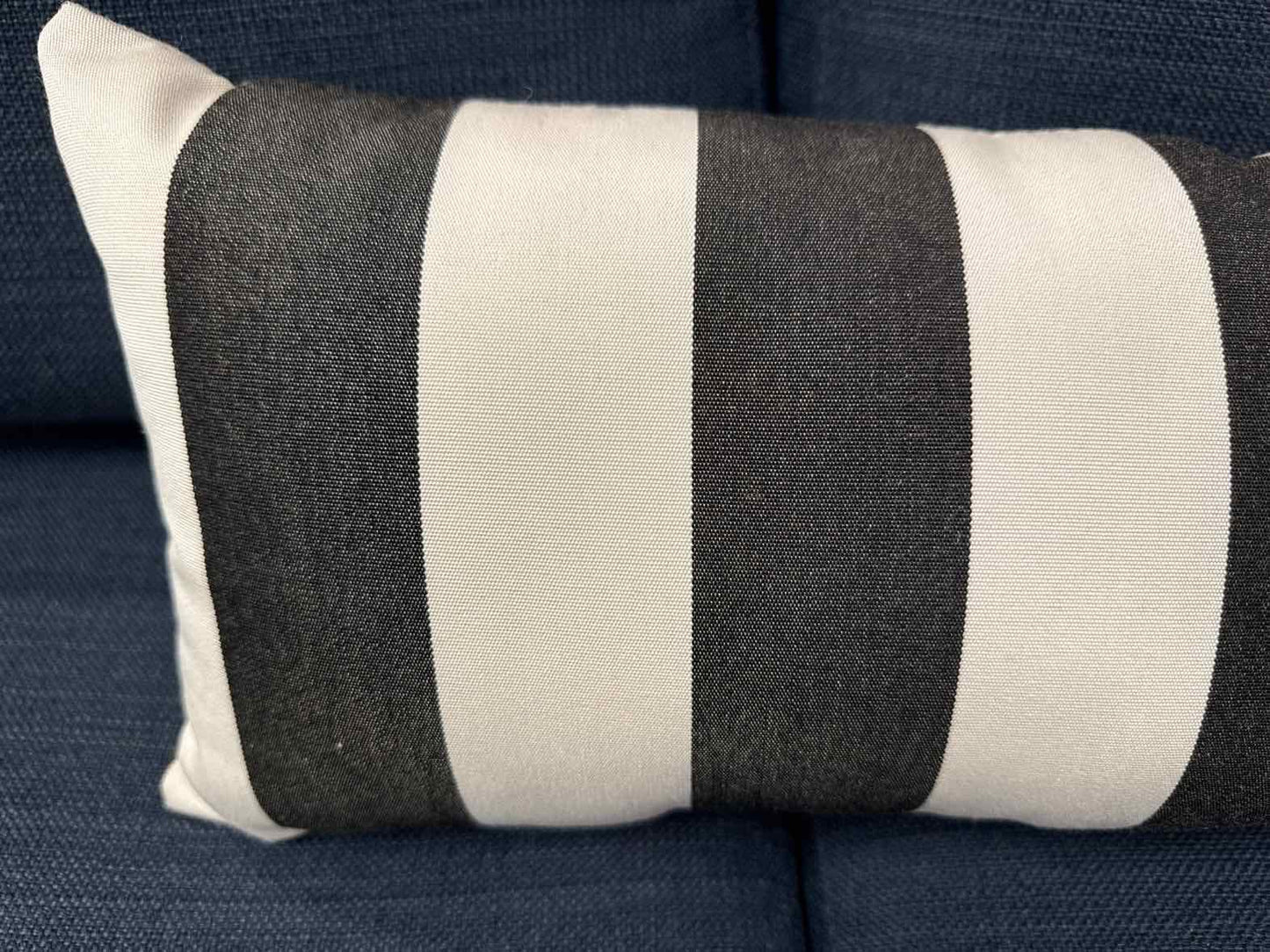 Pair of Lumbar Pillows in Sunbrella Fabric