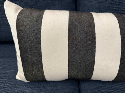 Pair of Lumbar Pillows in Sunbrella Fabric