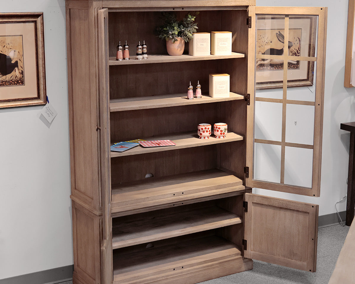 Pottery Barn 'Livingston' Glass Cabinet