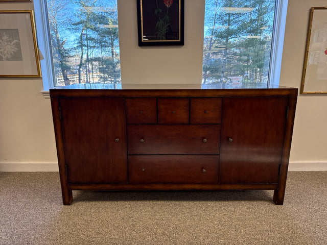 Mitchell Gold + Bob Williams 5-Drawer 2-Door Server in Cherry