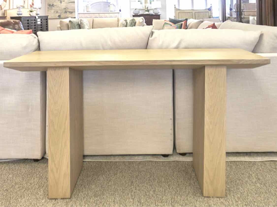 Crate & Barrel Light Wood Console