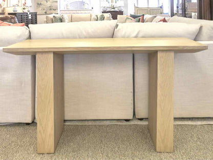 Crate & Barrel Light Wood Console
