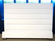 Restoration Hardware 'Modena' King Platform Bed in White Upholstery