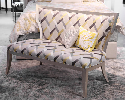 Custom Contemporary Upholstered Bench