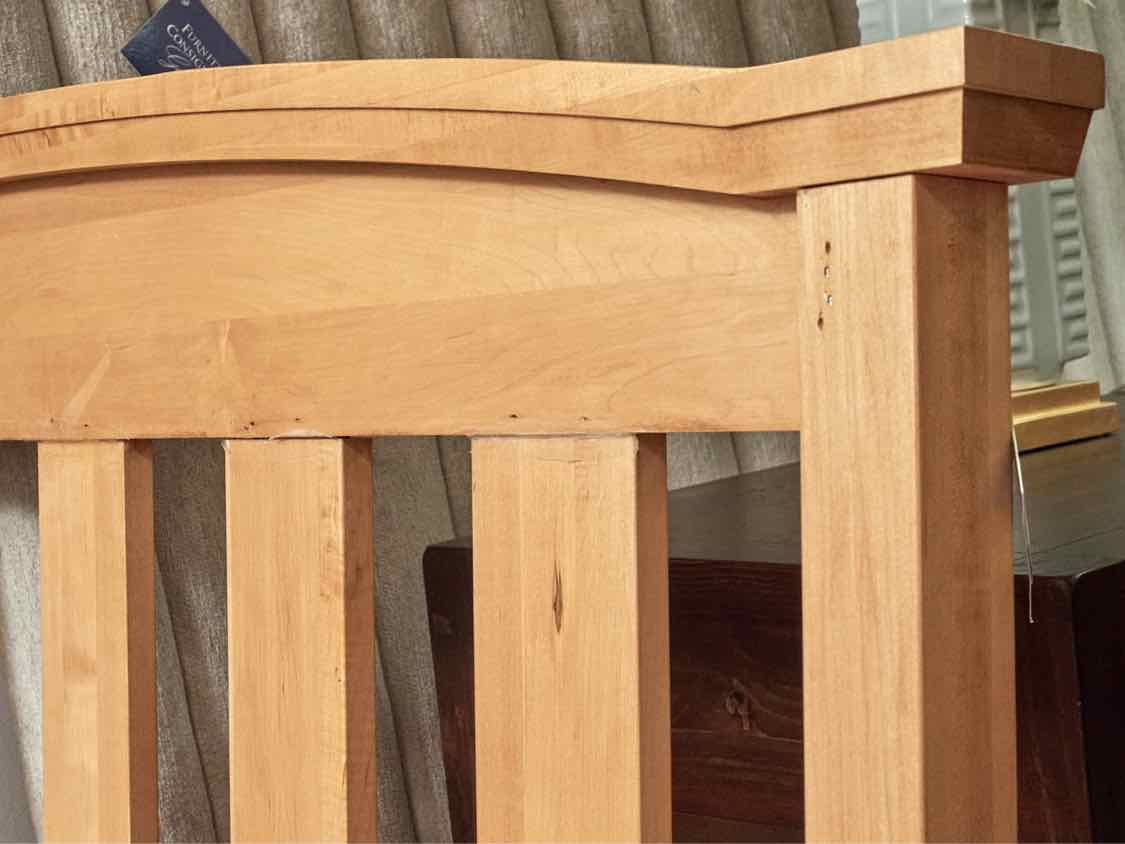 Brown Street Co. Maple Queen Slat Bed
