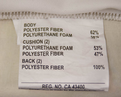 Pottery Barn Two Cushion Slipcover Sofa