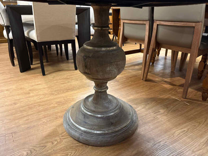 Rustic Pedestal Dining Table