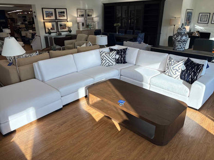 RH 'Modena' 5-Piece Sectional with Ottoman