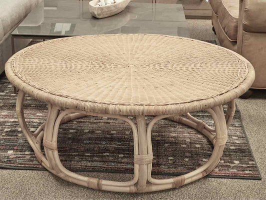 Serena & Lily 'Anguilla' Rattan Cocktail Table