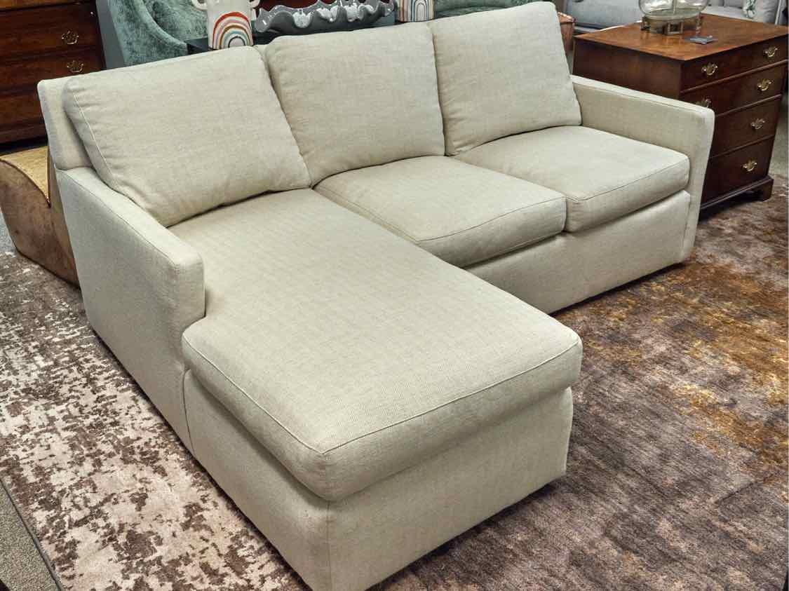 Sherrill Furniture 43 Series 2-Piece Sectional with LAF Chaise in Oatmeal