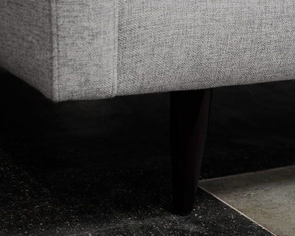 Crate & Barrel Two-Cushion Tufted Sofa