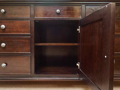Ligna Espresso Finish 9 Drawer  Dresser
