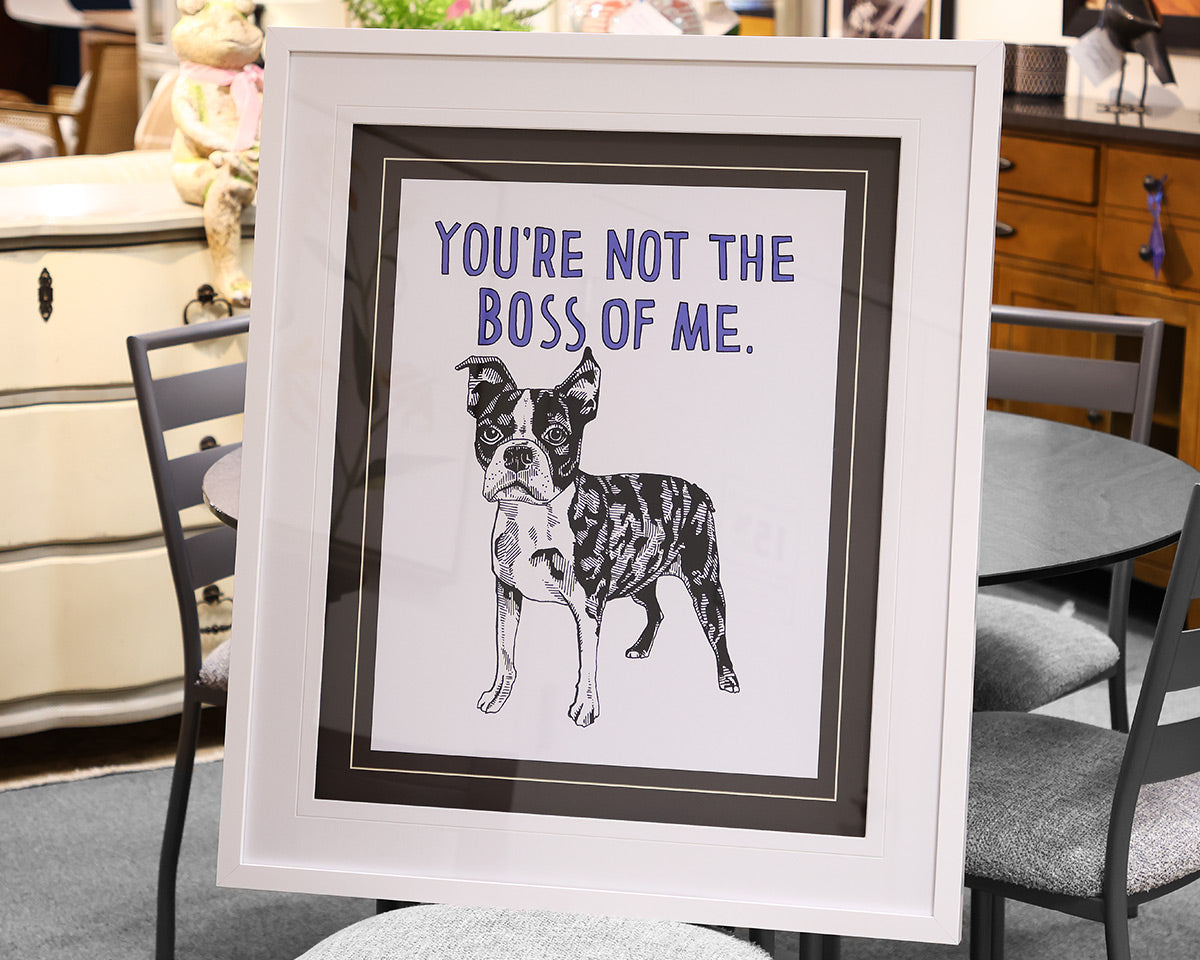 Boston Terrier Framed Art