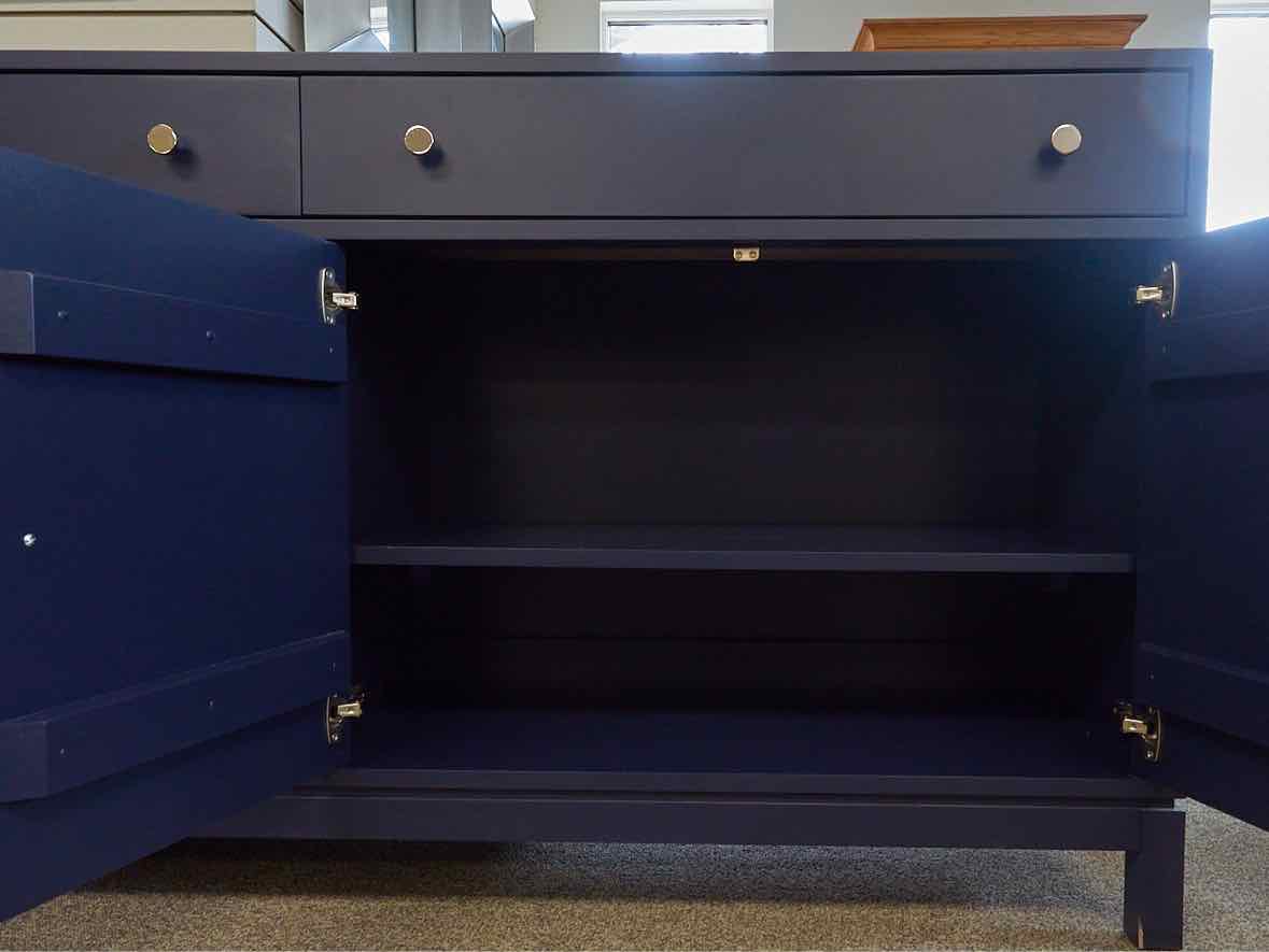 Gat Creek "Gerard" Maple Sideboard in  Classic Sailor Blue  Finish