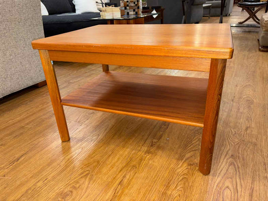 Two- Tier Teak  Side Table