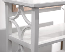 White Open Shelves Bookcase