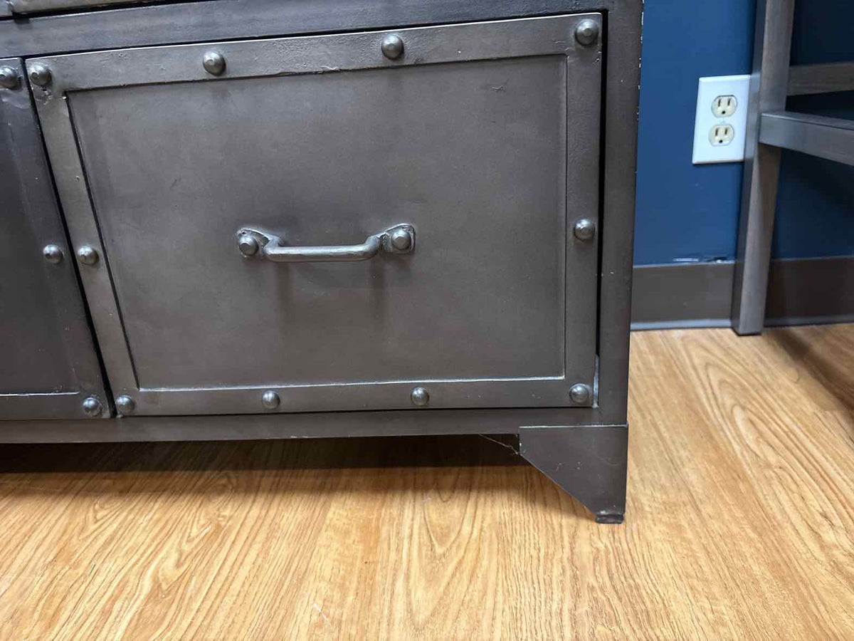 RH Vintage Industrial Steel Cabinet