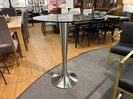 Glass Top Pub Table