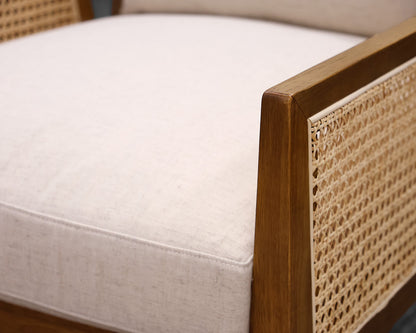 Pottery Barn Lisbon Cane Armchair