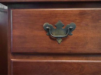 Solid Cherry Bench Made 5 Drawer Chest