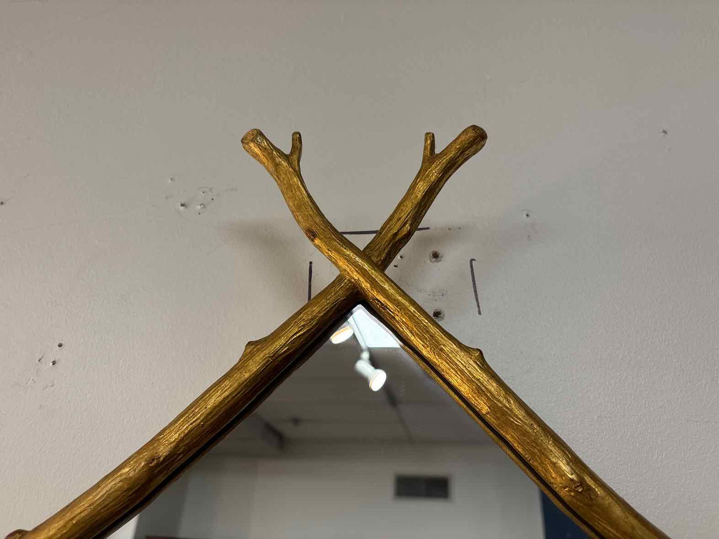 Carver's Guild Gothic Twig Mirror