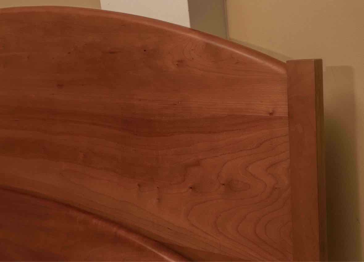 Pompanoosuc Mills Natural Cherry  Queen Bed
