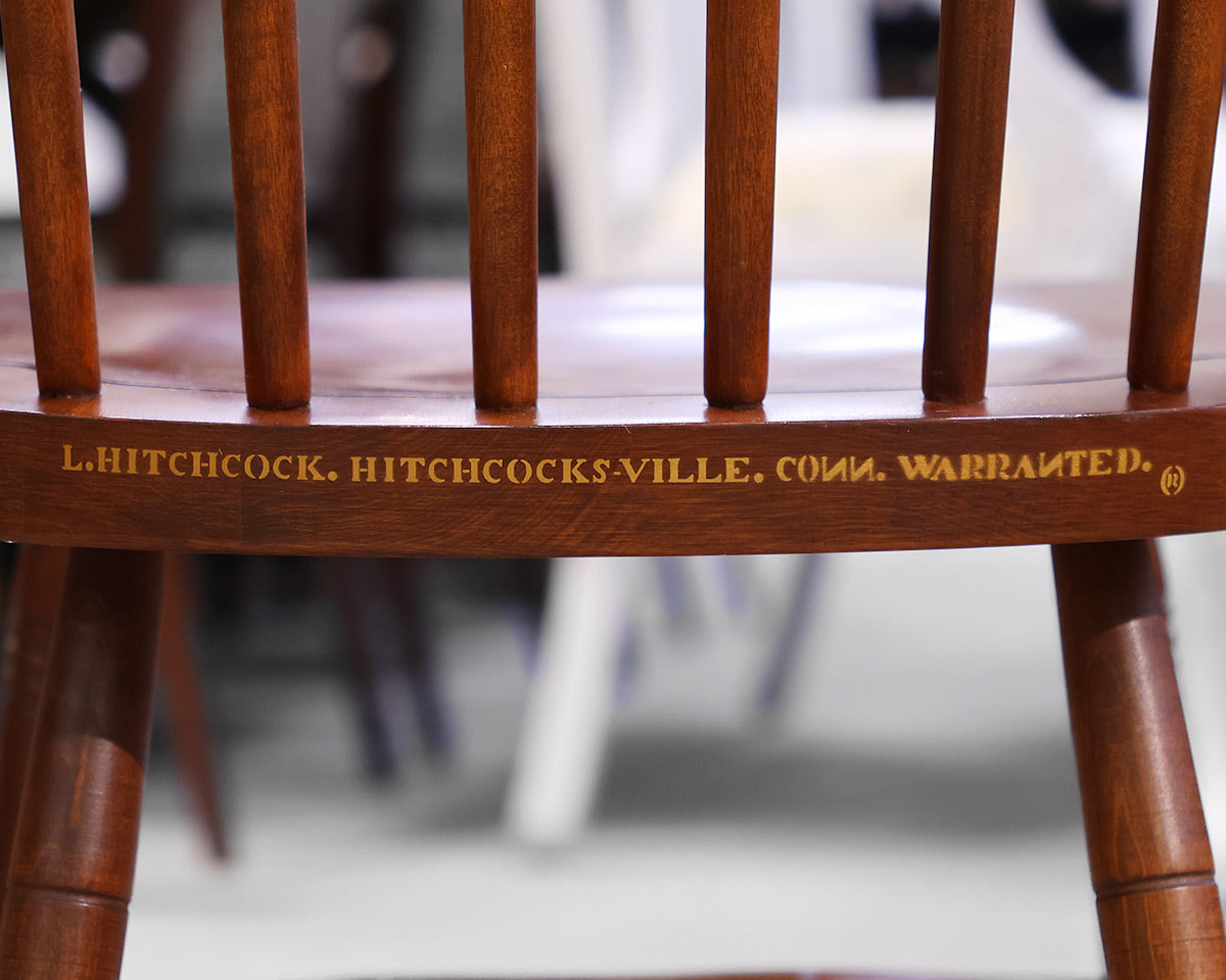 Set of 4 Hitchcock Stenciled Dining Chairs