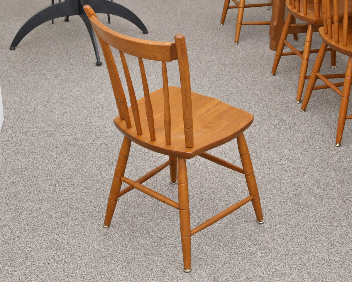 Athol Furniture Oak Drop Leaf Table and Chairs Set