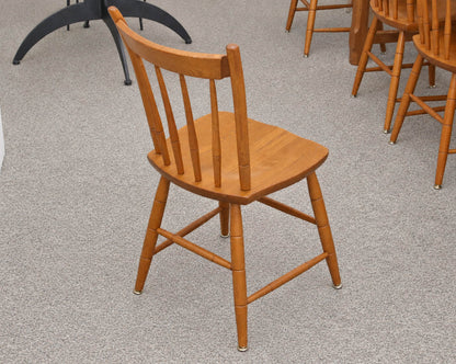 Athol Furniture Oak Drop Leaf Table and Chairs Set