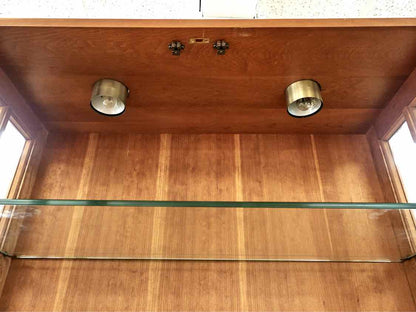 Stickley Cherry Lighted Display Cabinet