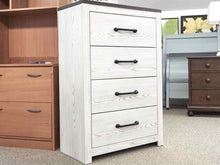 White Four Drawer Chest